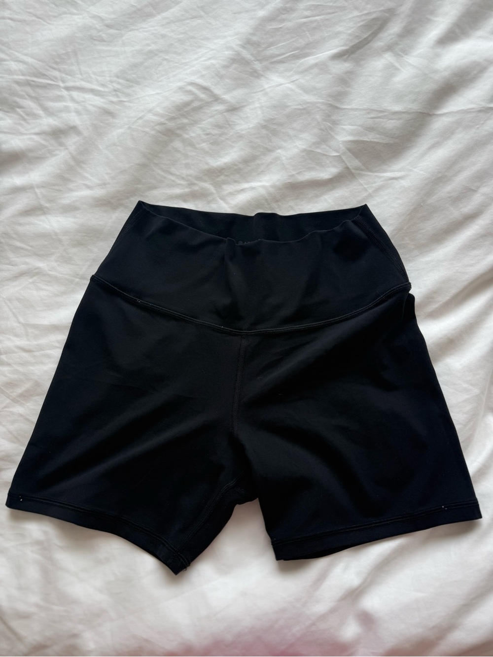 Athleta Black High-Waist Athletic Shorts
